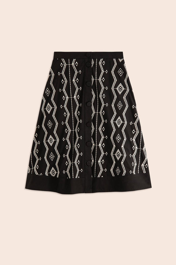 Jupe First Embroidered Skirt