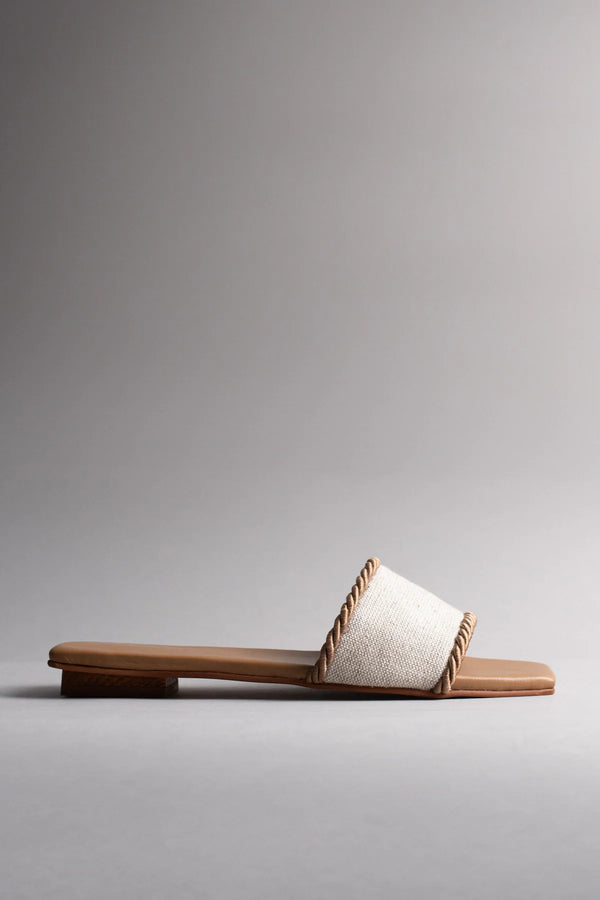 Finn Canvas Square Toe Slide