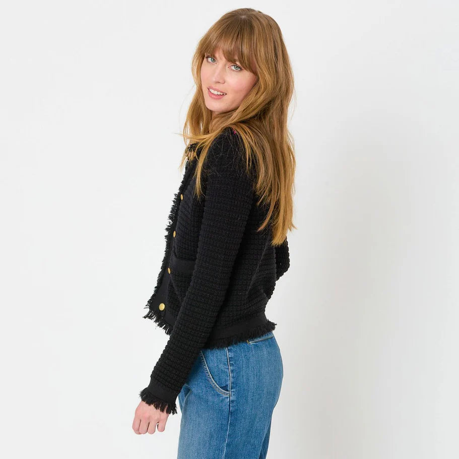 Beau-Lero Fringe Cardigan – Barlow Fashion