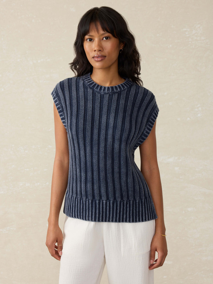 Sunwashed Sweater Vest – Barlow Fashion