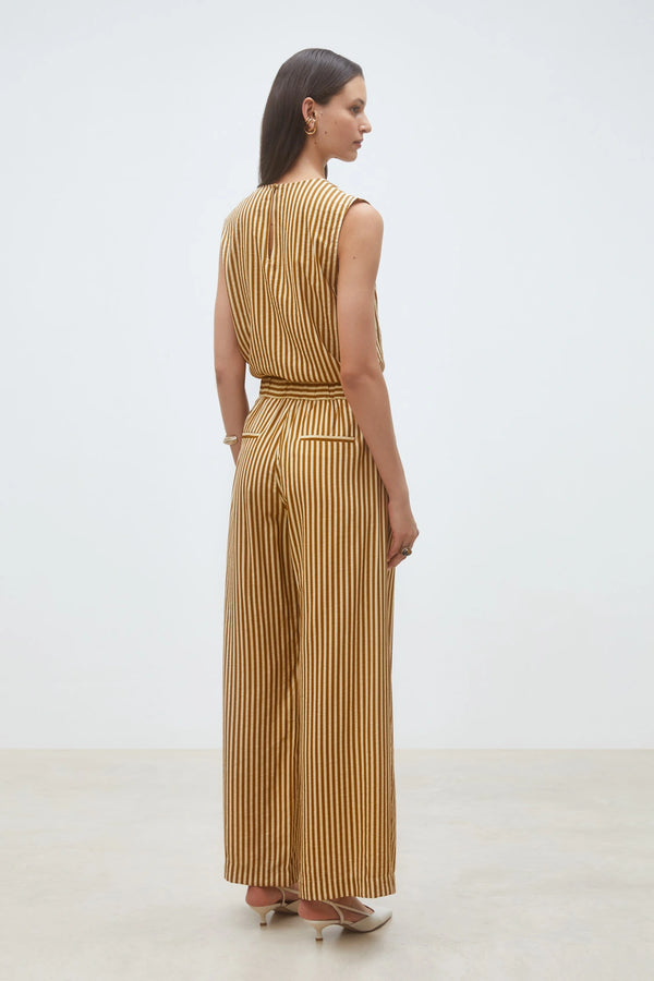 Lista Sleeveless Striped Blouse