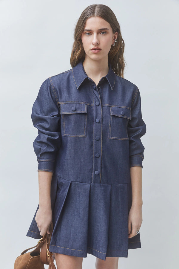 Crew Short Denim Dress