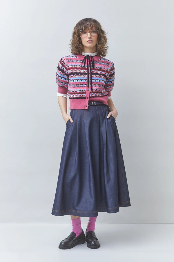Gemoni Fancy Striped Cardigan