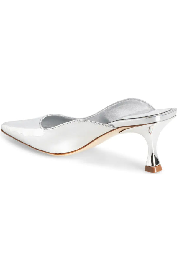 Alma Asymmetrical Leather Mule