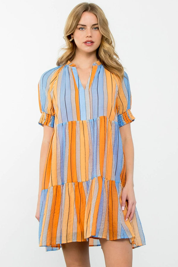 Striped Multi Color Dress
