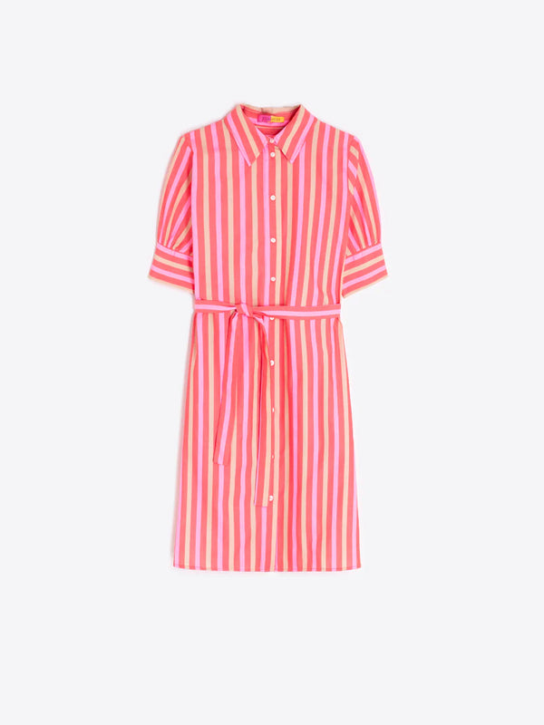 Striped Shirt Dress
