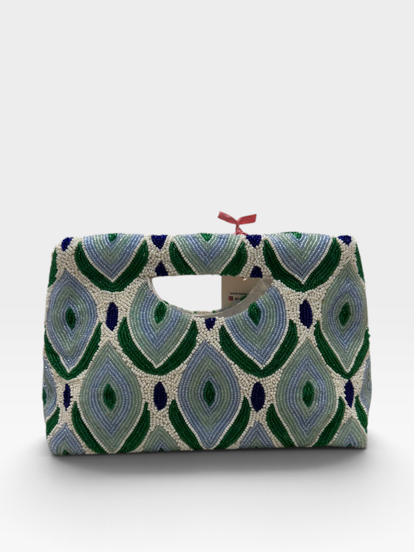 Sapphire Bloom Handbag