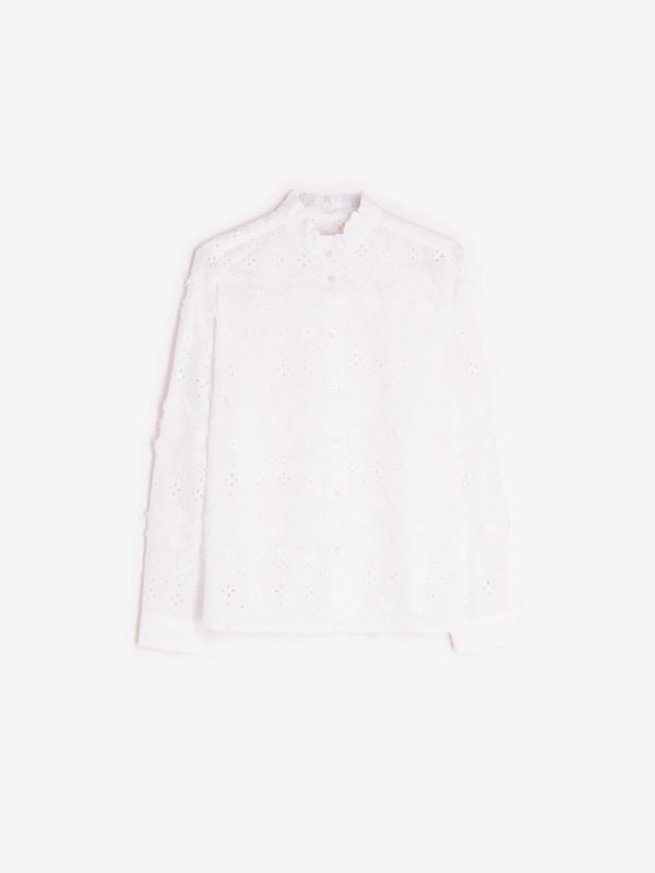 Embroidered White Shirt
