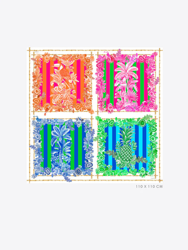 Large Bamboo Silk Handkerchief