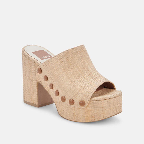 Emol Raffia Heel