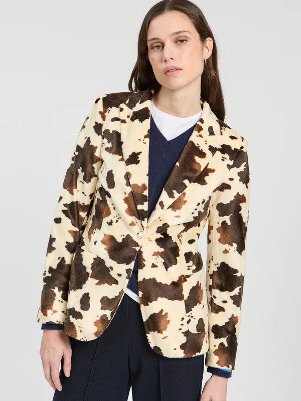 Cow Print Jacket