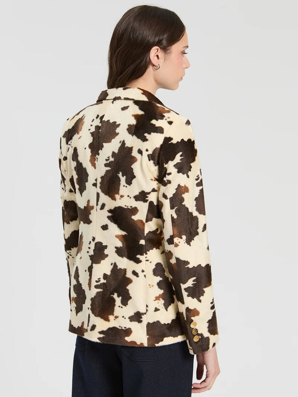 Cow Print Jacket