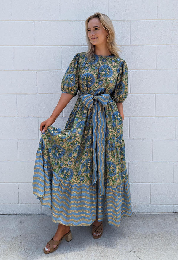 Puff Sleeve Maxi