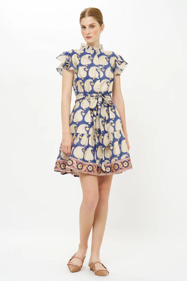 Ruffle Collar Button Mini