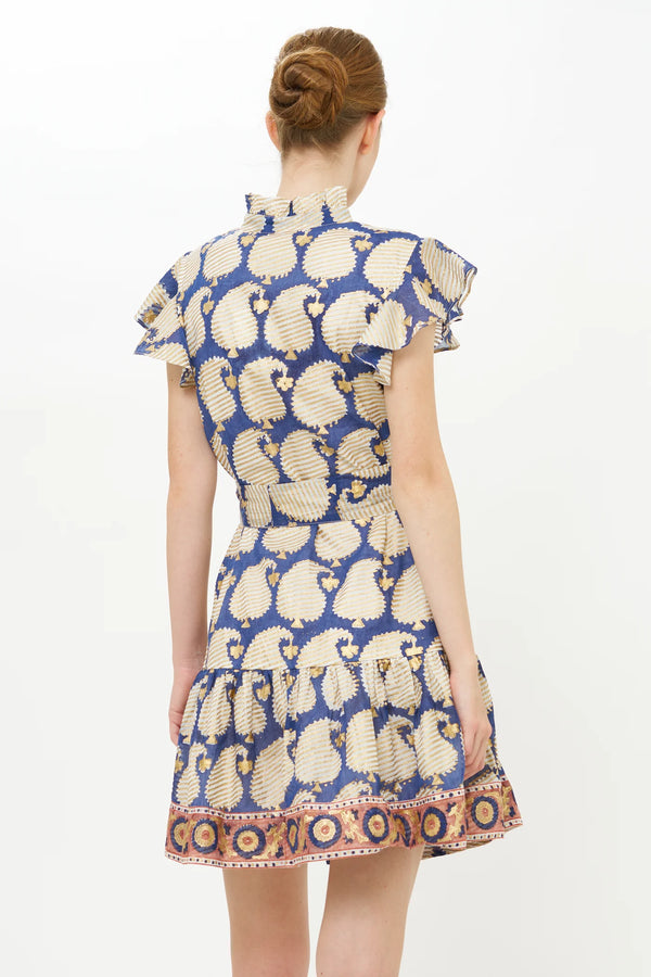 Ruffle Collar Button Mini