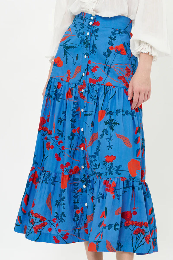 Button Front Skirt