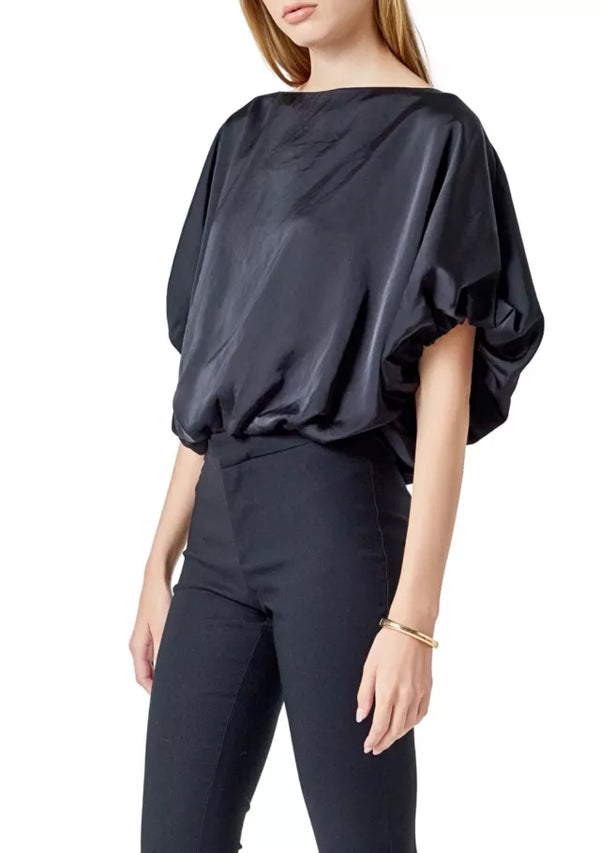 One Shoulder Bubble Top