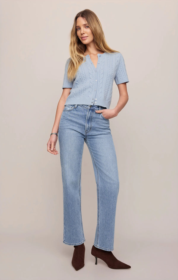 The Muse High-Rise Straight Denim