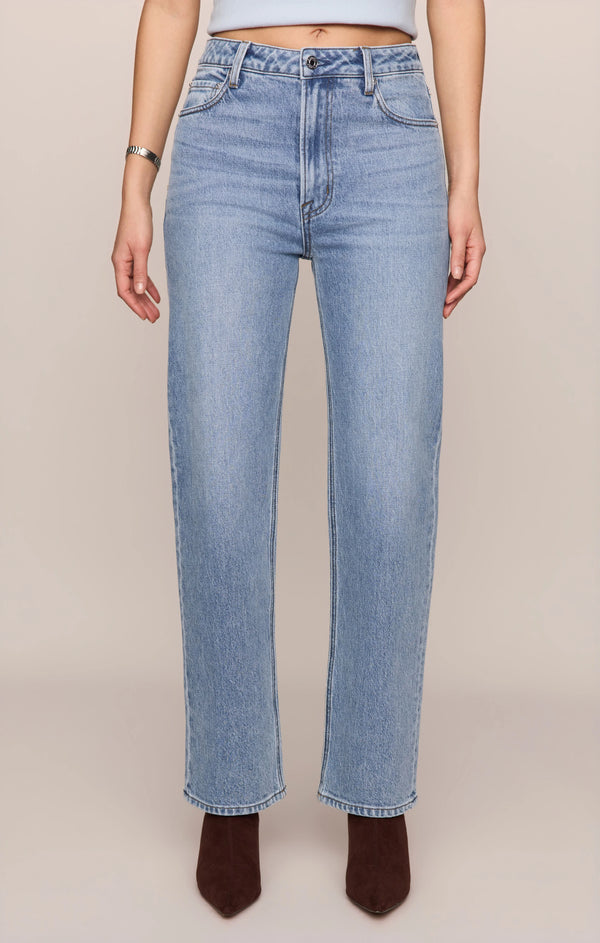 The Muse High-Rise Straight Denim