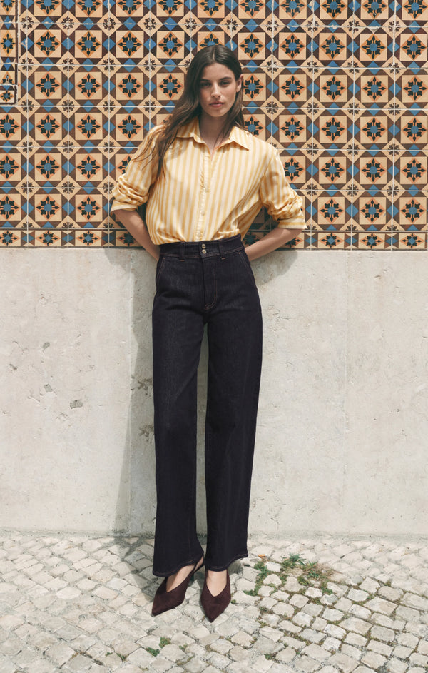 The Atelier High-Rise Trouser Denim