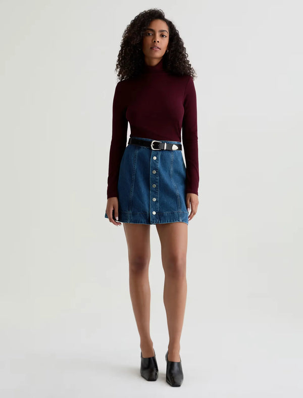 Evie Denim Skirt A-Line Mini Skirt
