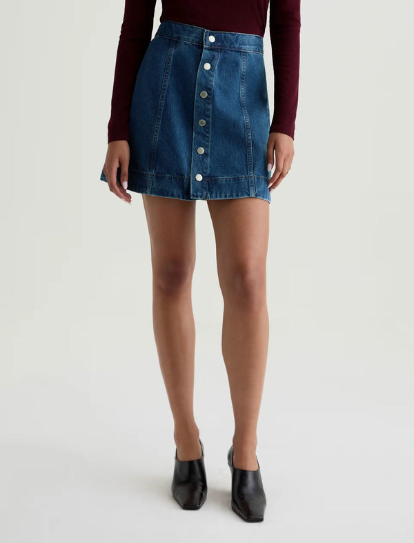 Evie Denim Skirt A-Line Mini Skirt