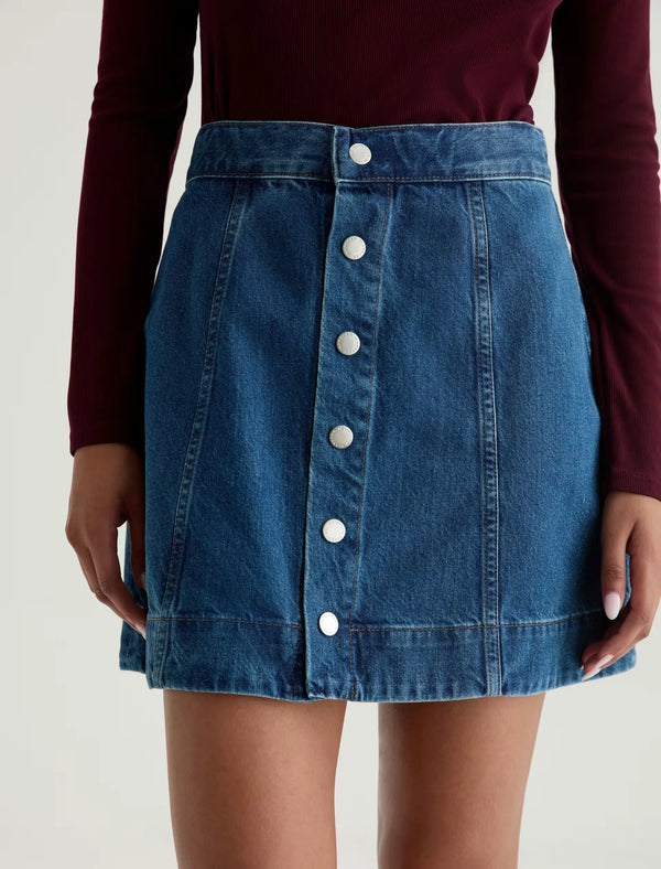 Evie Denim Skirt A-Line Mini Skirt