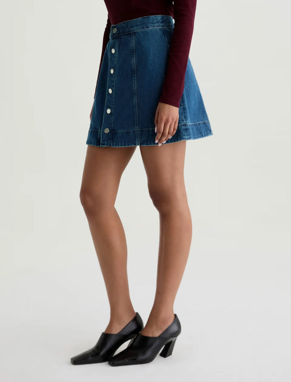 Evie Denim Skirt A-Line Mini Skirt