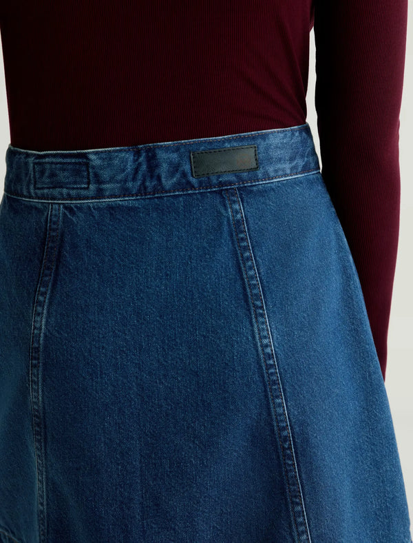 Evie Denim Skirt A-Line Mini Skirt