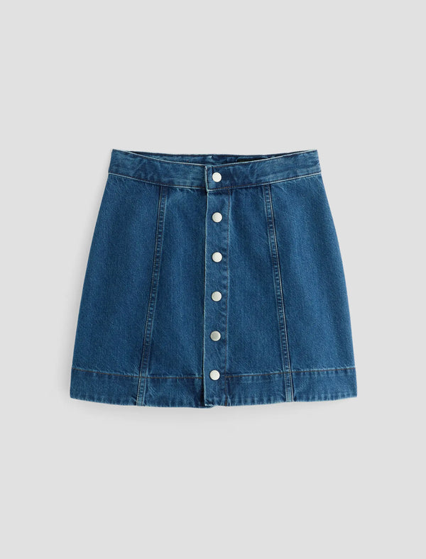 Evie Denim Skirt A-Line Mini Skirt