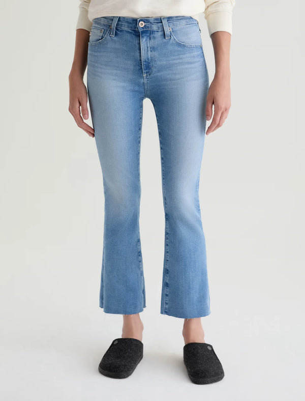 Farrah Boot Crop AG-ed Mid-Rise Bootcut Denim