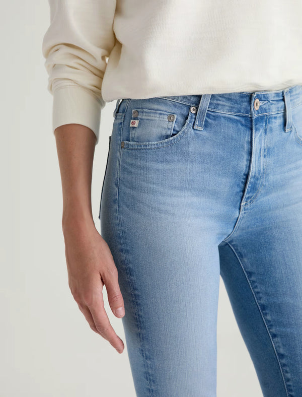 Farrah Boot Crop AG-ed Mid-Rise Bootcut Denim