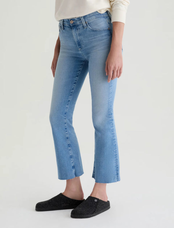 Farrah Boot Crop AG-ed Mid-Rise Bootcut Denim