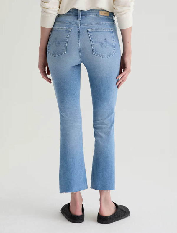 Farrah Boot Crop AG-ed Mid-Rise Bootcut Denim