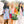 Load image into Gallery viewer, Rainbow Colorblock Easter Bunny Button Up Cardigan
