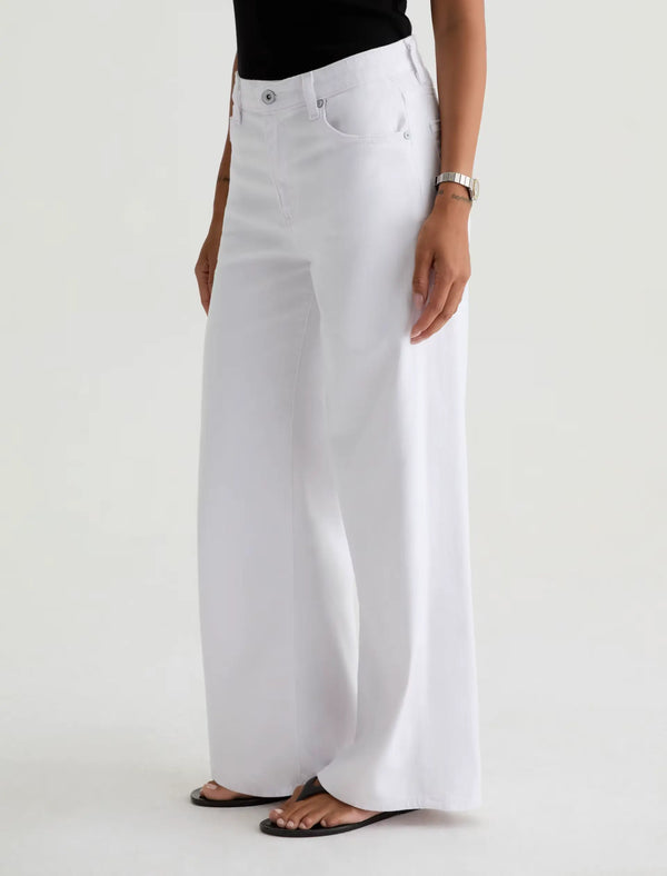 Saige Mid-Rise Wide Leg Crop