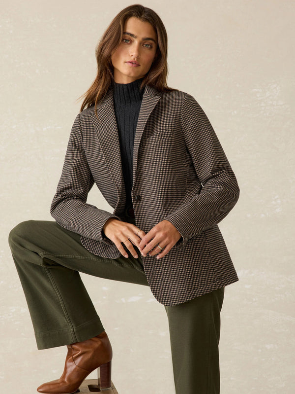 Inlet Knit Tweed Blazer