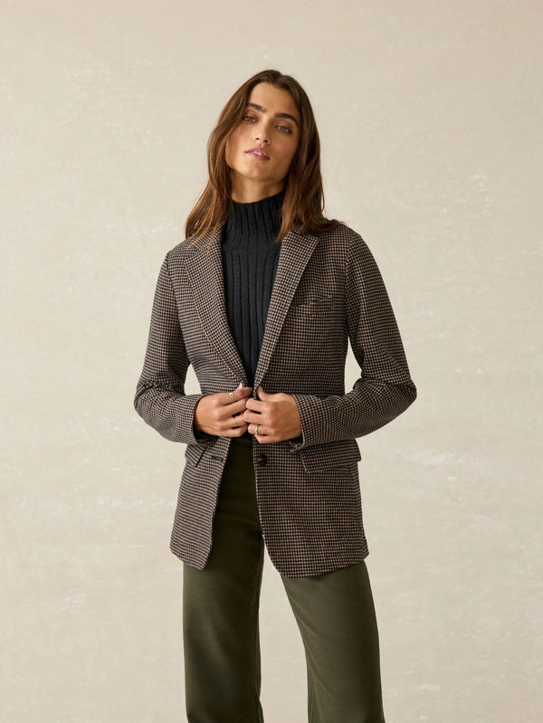 Inlet Knit Tweed Blazer