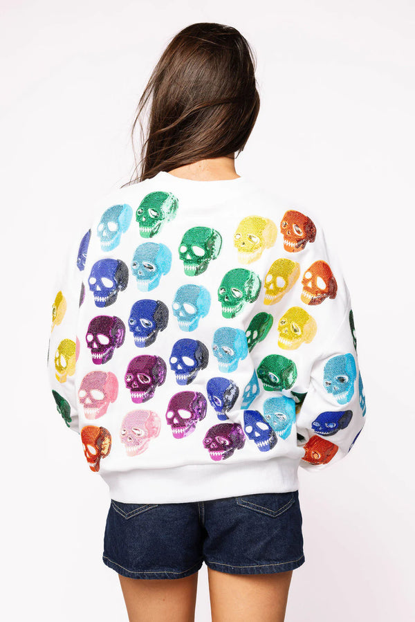 Rainbow Skulls Sweatshirt