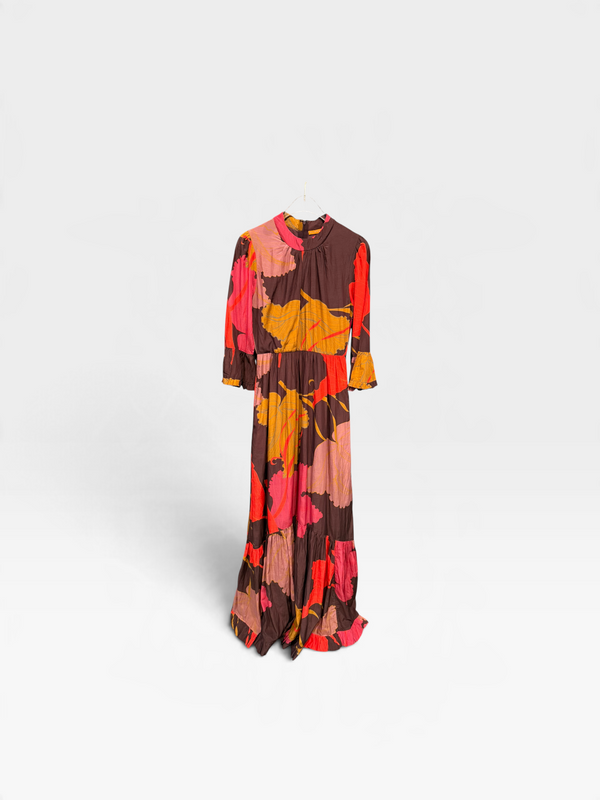 High Neck Bell Maxi