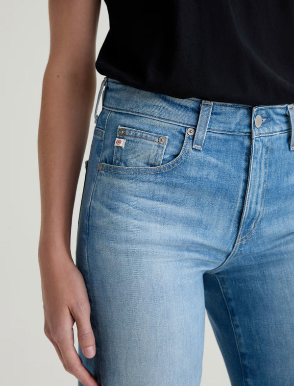 Saige Wide Leg AG-ed Mid-Rise Fit Denim