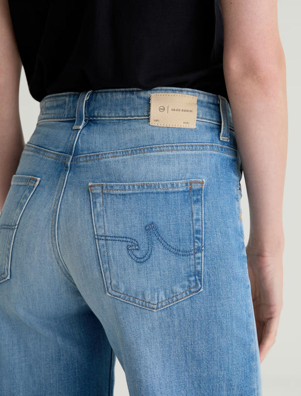 Saige Wide Leg AG-ed Mid-Rise Fit Denim