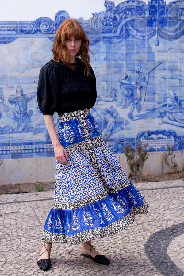 Button Front Skirt