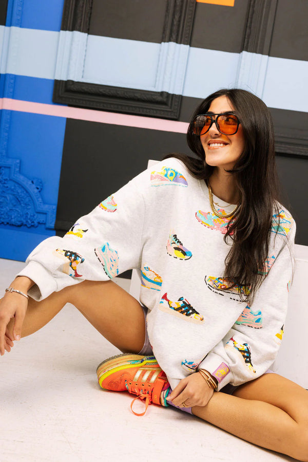 Neon Sneaker Sweatshirt