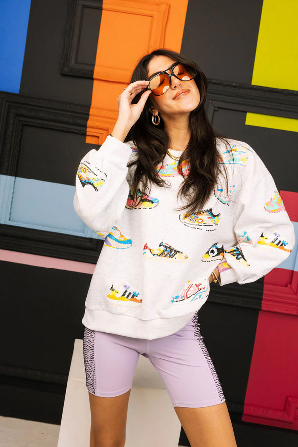 Neon Sneaker Sweatshirt