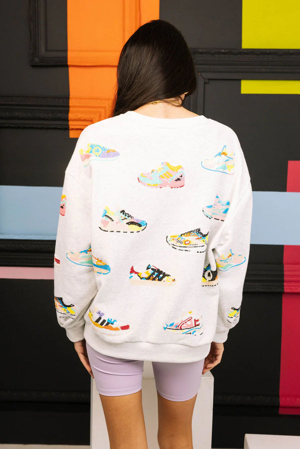 Neon Sneaker Sweatshirt