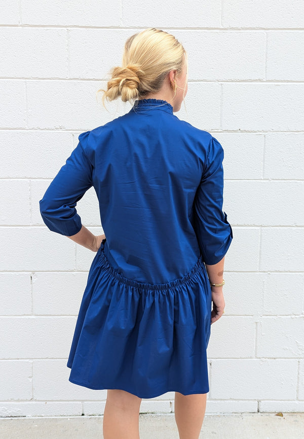 Cammie Ruffle Shirt Dress