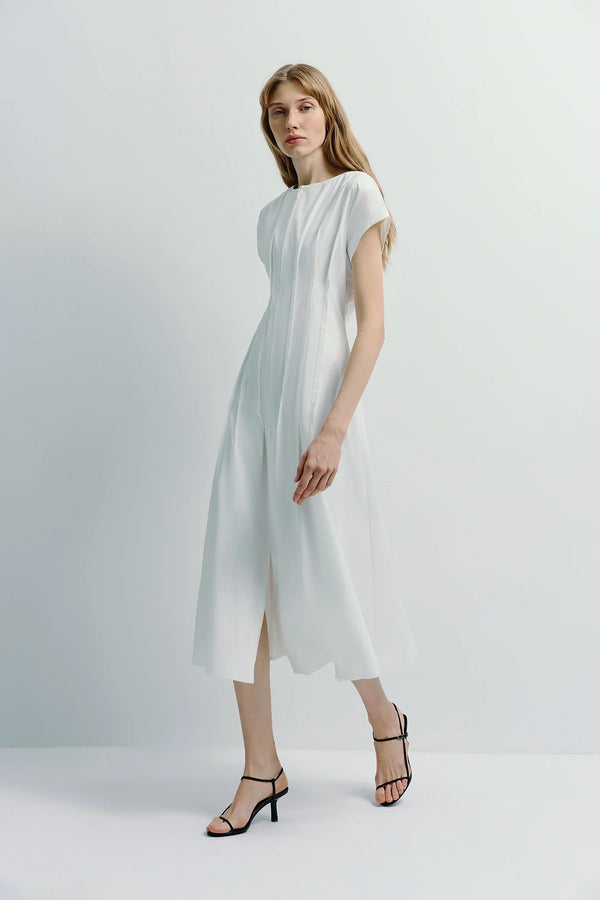 Verri Pintuck Dress