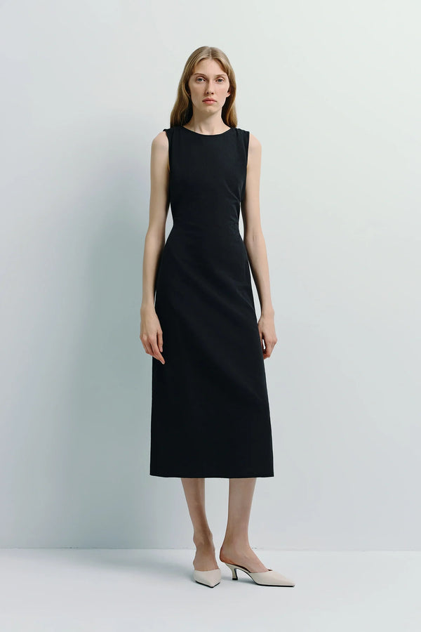 Antoine Tie Waist Midi Dress