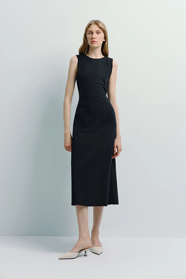 Antoine Tie Waist Midi Dress